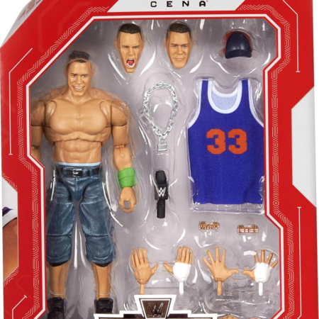 Mattel WWE Ultimate Edition John Cena 6-inch Action Figure & Accessories Set,