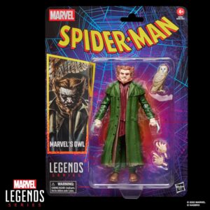 Marvel Legends Series Marvel’s Owl, Retro Cardback Spider-Man Comics Collectible 6-Inch Scale Action Figure