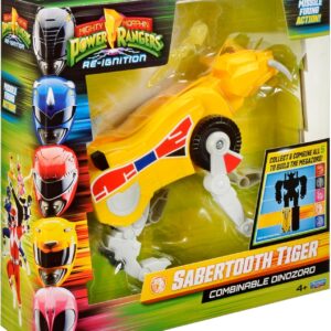 Power Rangers Mighty Morphin Re-Ignition Sabretooth Tiger Combinable Dinozord by Playmates Toys